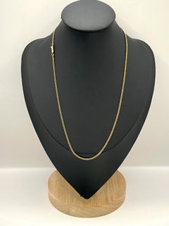 Antique 15ct Yellow Gold 19.25 Inch Victorian Curb Chain