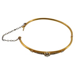 Antiker Armreif / Armband aus 15 Karat Gelbgold
