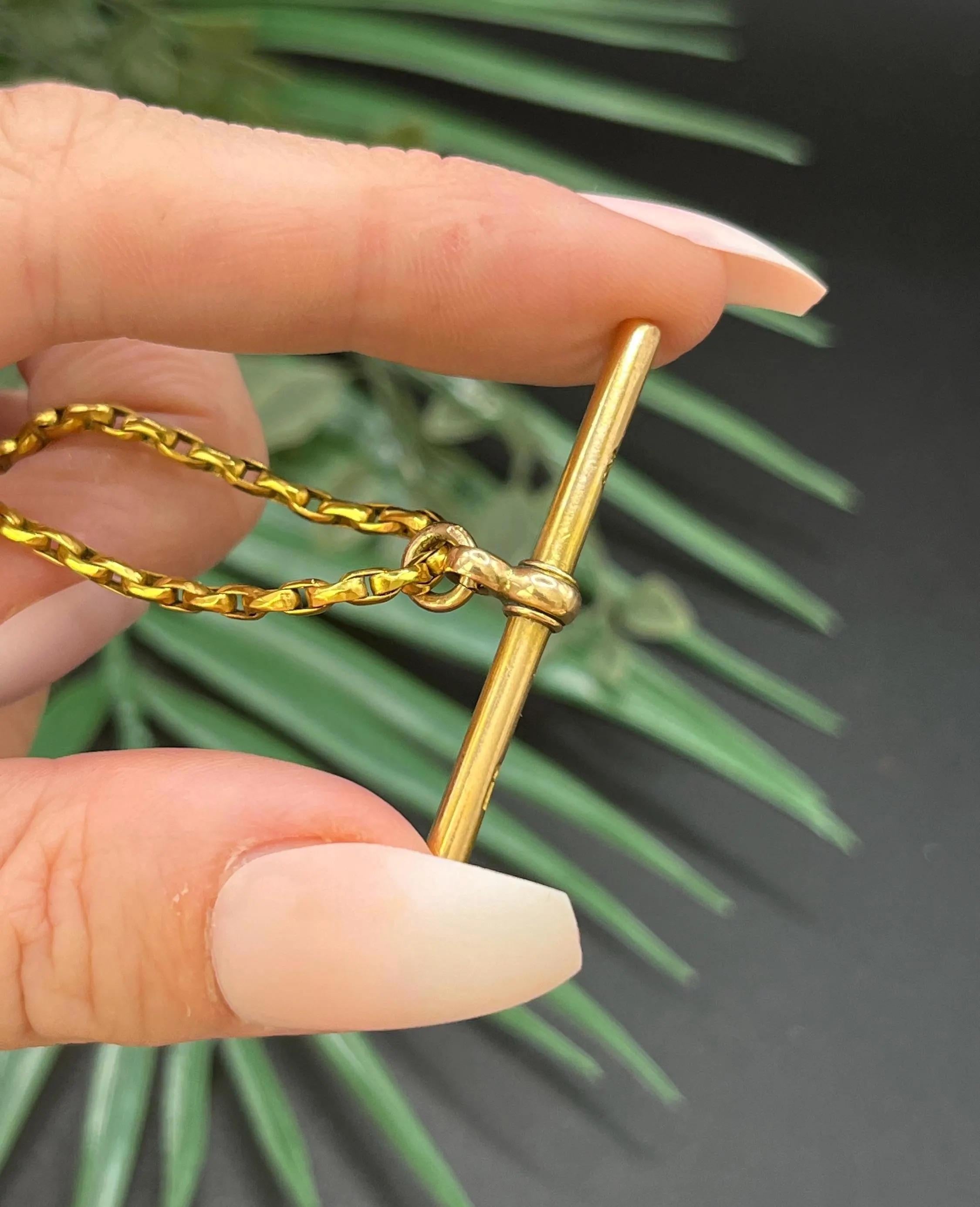 Porte-bonheur en or jaune 15ct Edwardien Circa 1910 en vente 1