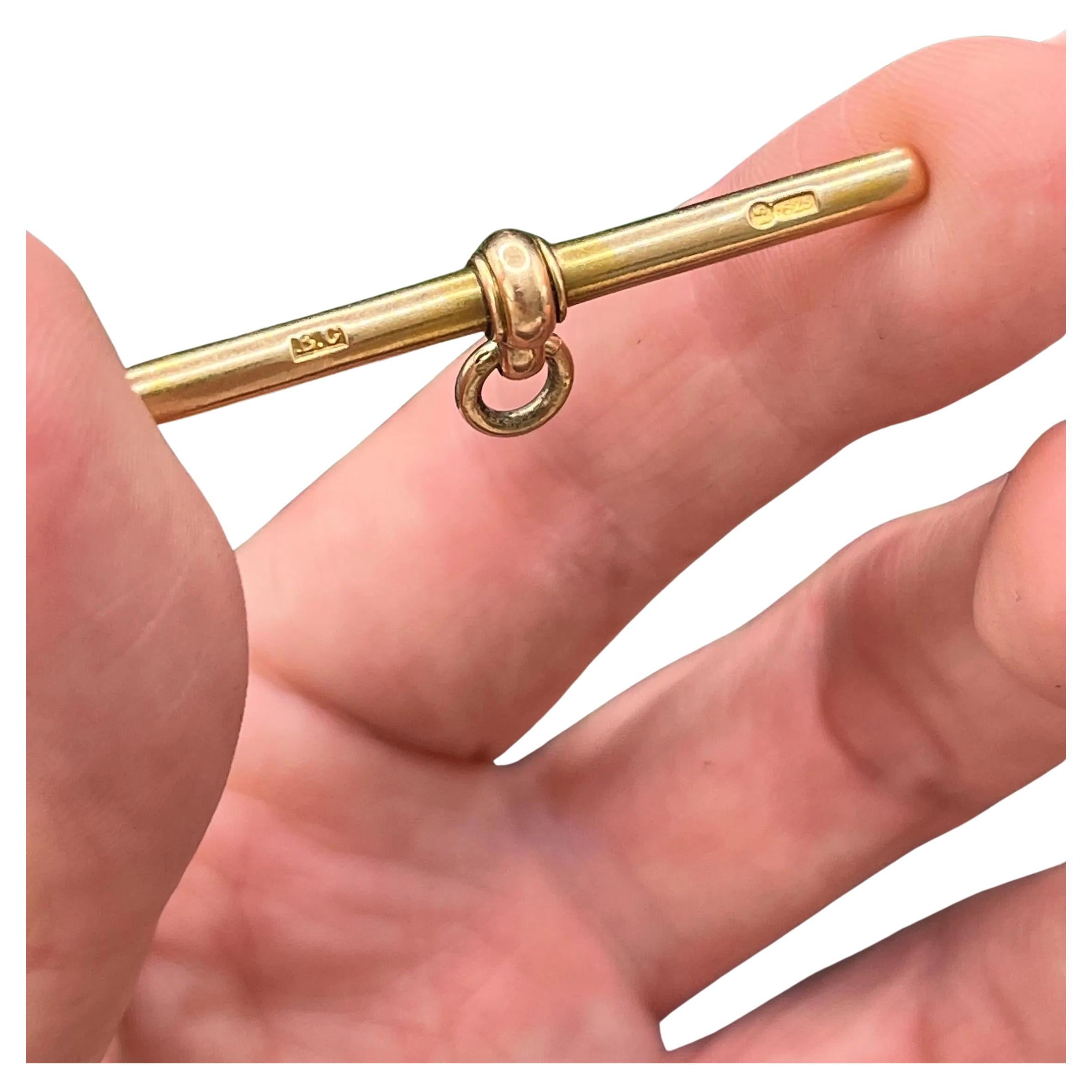 Porte-bonheur en or jaune 15ct Edwardien Circa 1910 en vente