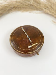 Antique 15ct Yellow Gold & Enamel, Fancy Victorian Pocket Watch Key Pendant