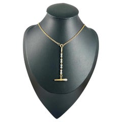 Antiguo Colgante de Llave de Reloj de Bolsillo Victoriano de Oro Amarillo de 15 ct y Esmalte