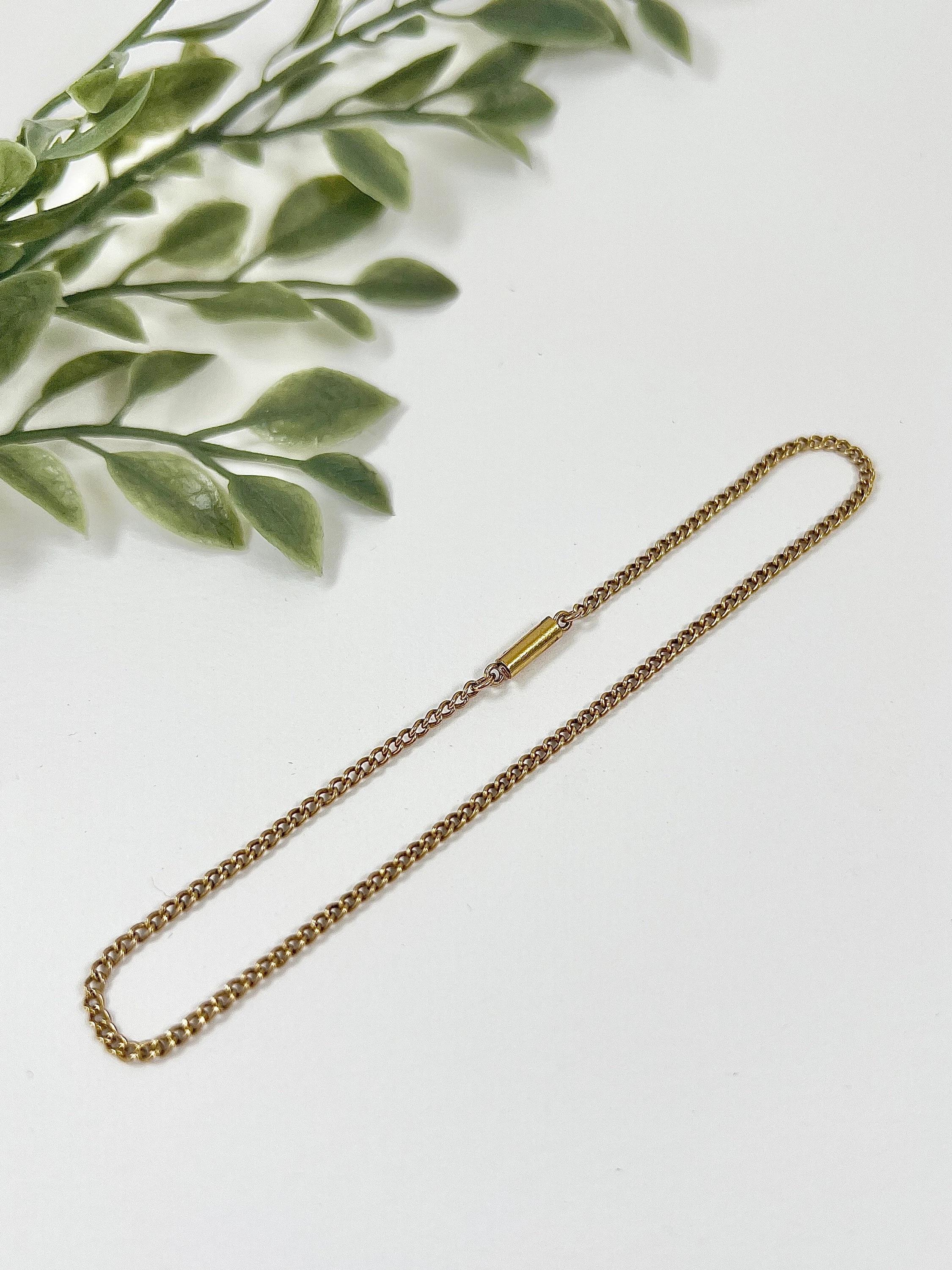 Antique 15ct Yellow Gold Victorian Curb Link Bracelet Barrel & Torpedo Claspas en vente 2