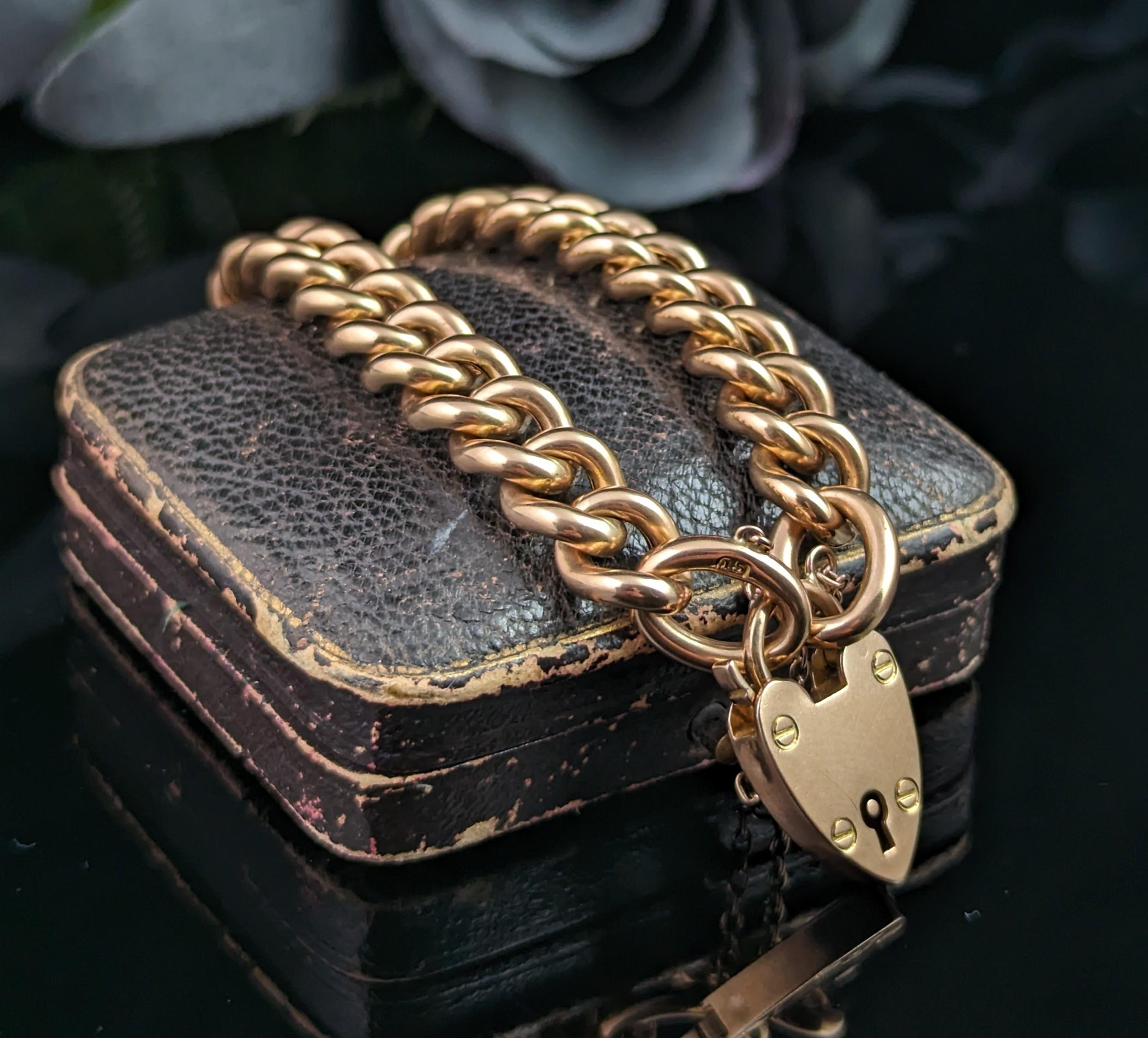 Ooh now let me start off by saying that I'm totally biased on this piece because a good antique gold curb bracelet is absolutely one of my favourite pieces.

Classic, timeless, rich, chunky, the Victorians were well ahead of their time with many