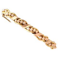 Antique 15k Yellow Gold Bangle Circa 1910