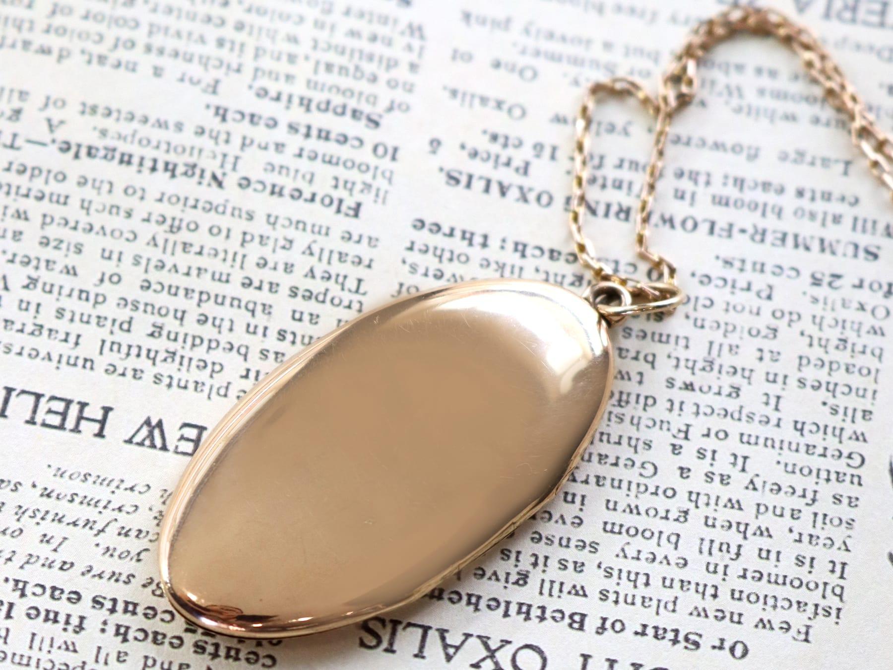 Pendentif ancien en or jaune 15k Circa 1900 Excellent état - En vente à Jesmond, Newcastle Upon Tyne