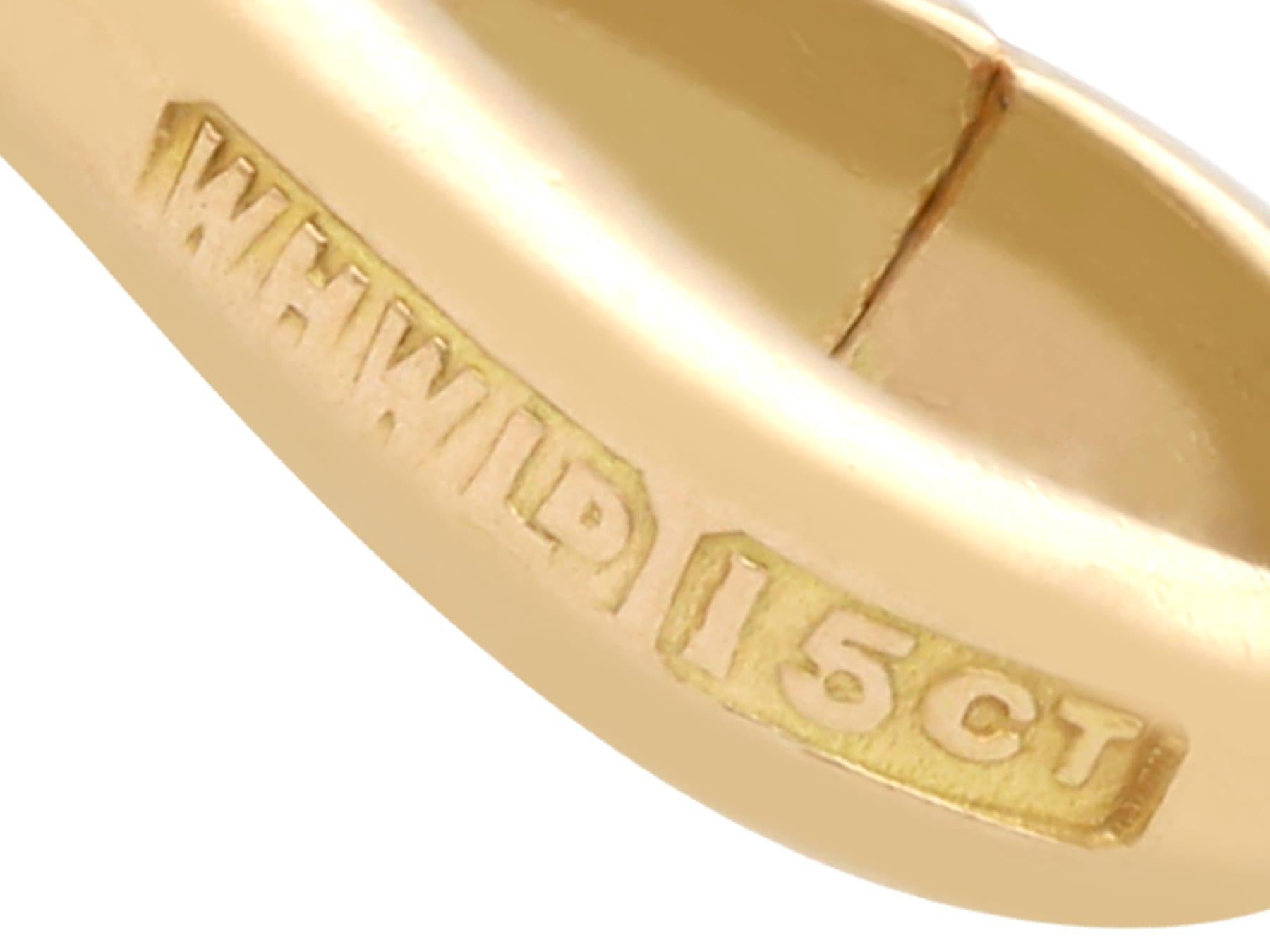 Antike 15k Gelbgold Longuard-Kette, um 1900 im Angebot 3