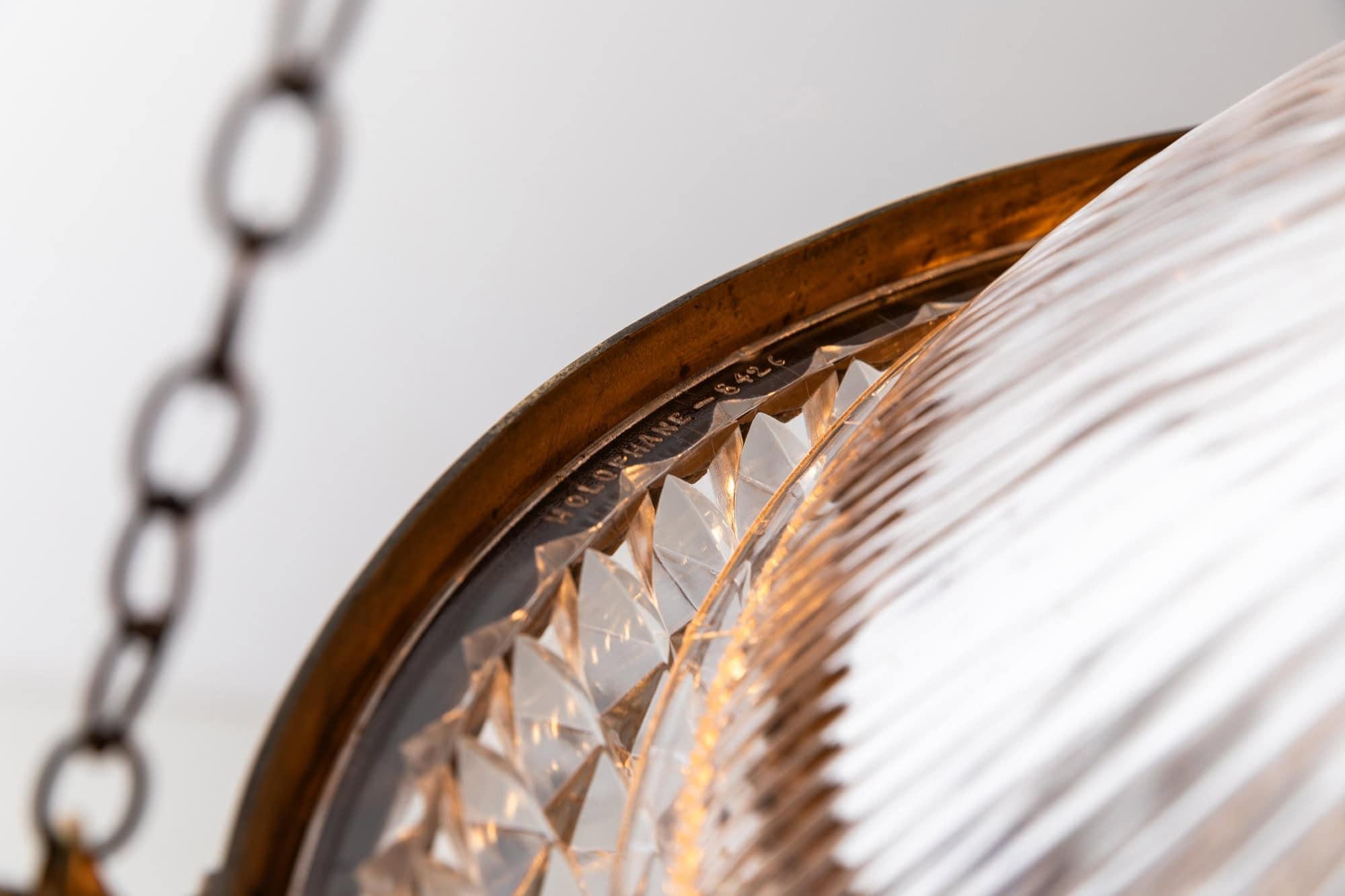 Lámpara colgante de cristal 