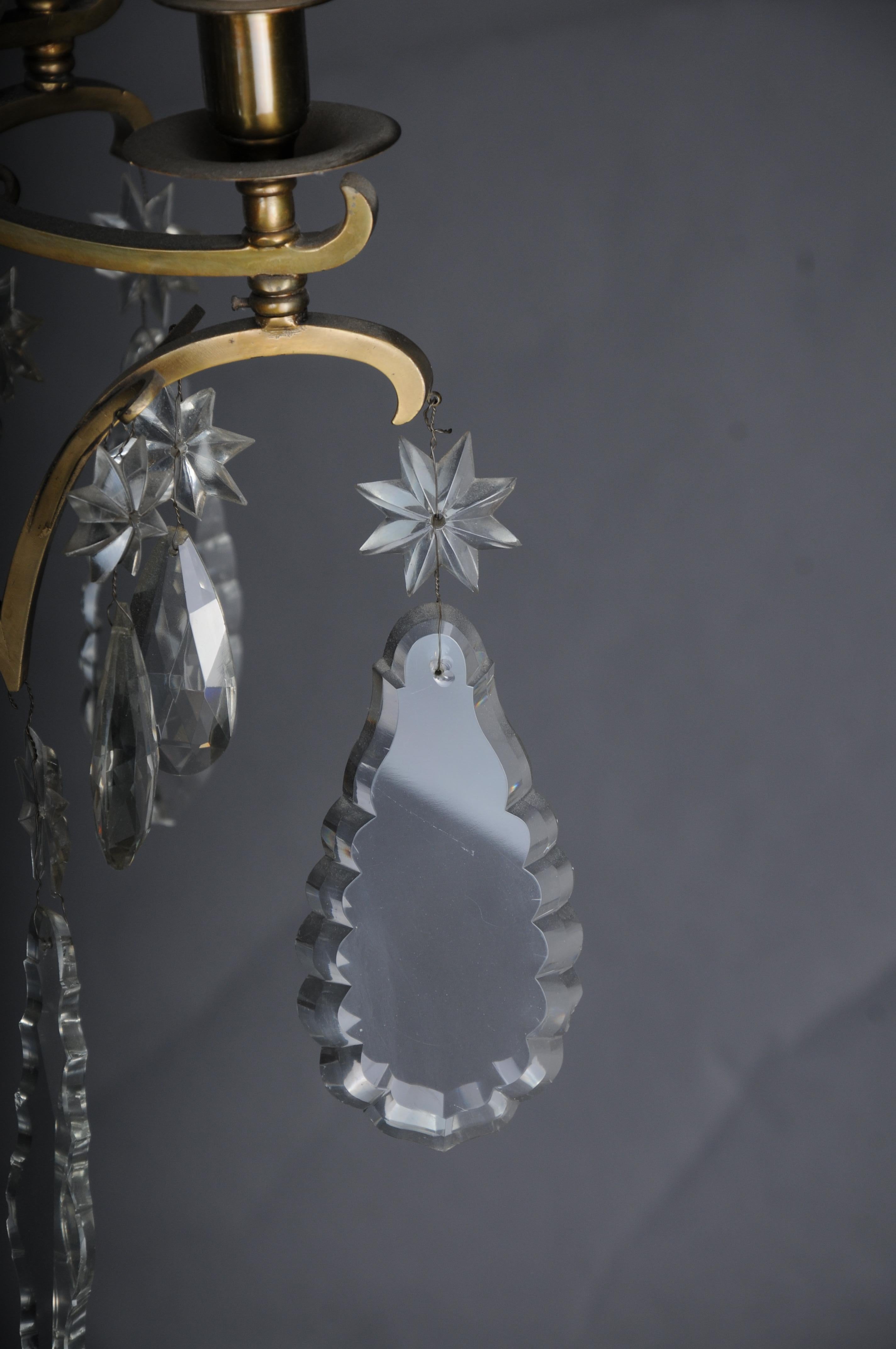 Antico lampadario di cristallo francese a 16 luci, 1930 circa, barocco/Louis XV in vendita 2