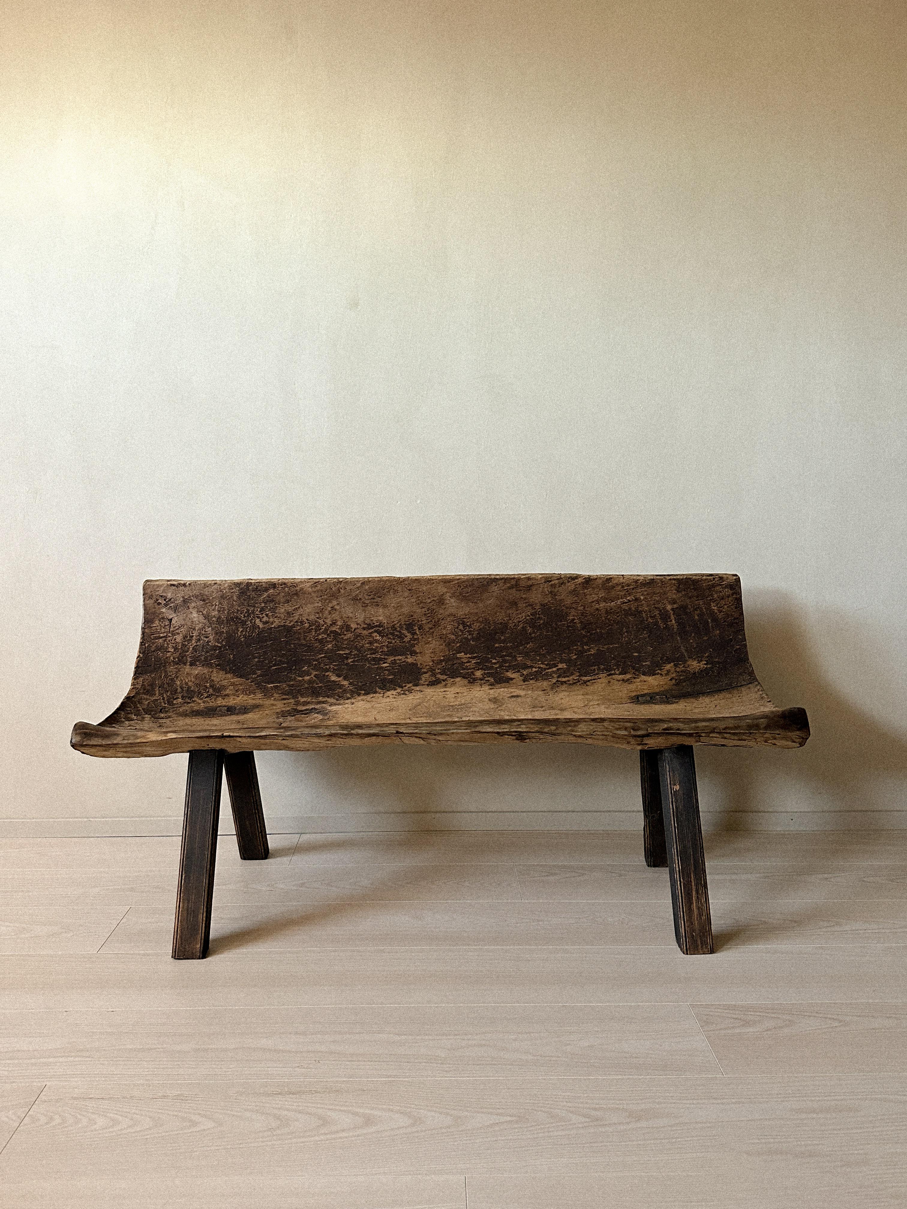 Antiguo Banco Nupcial 1600, Wabi Sabi Escandinavo en venta 2