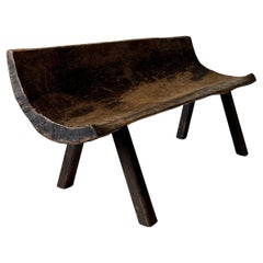 Antique 1600s Bridal Bench, Scandinavian Wabi Sabi