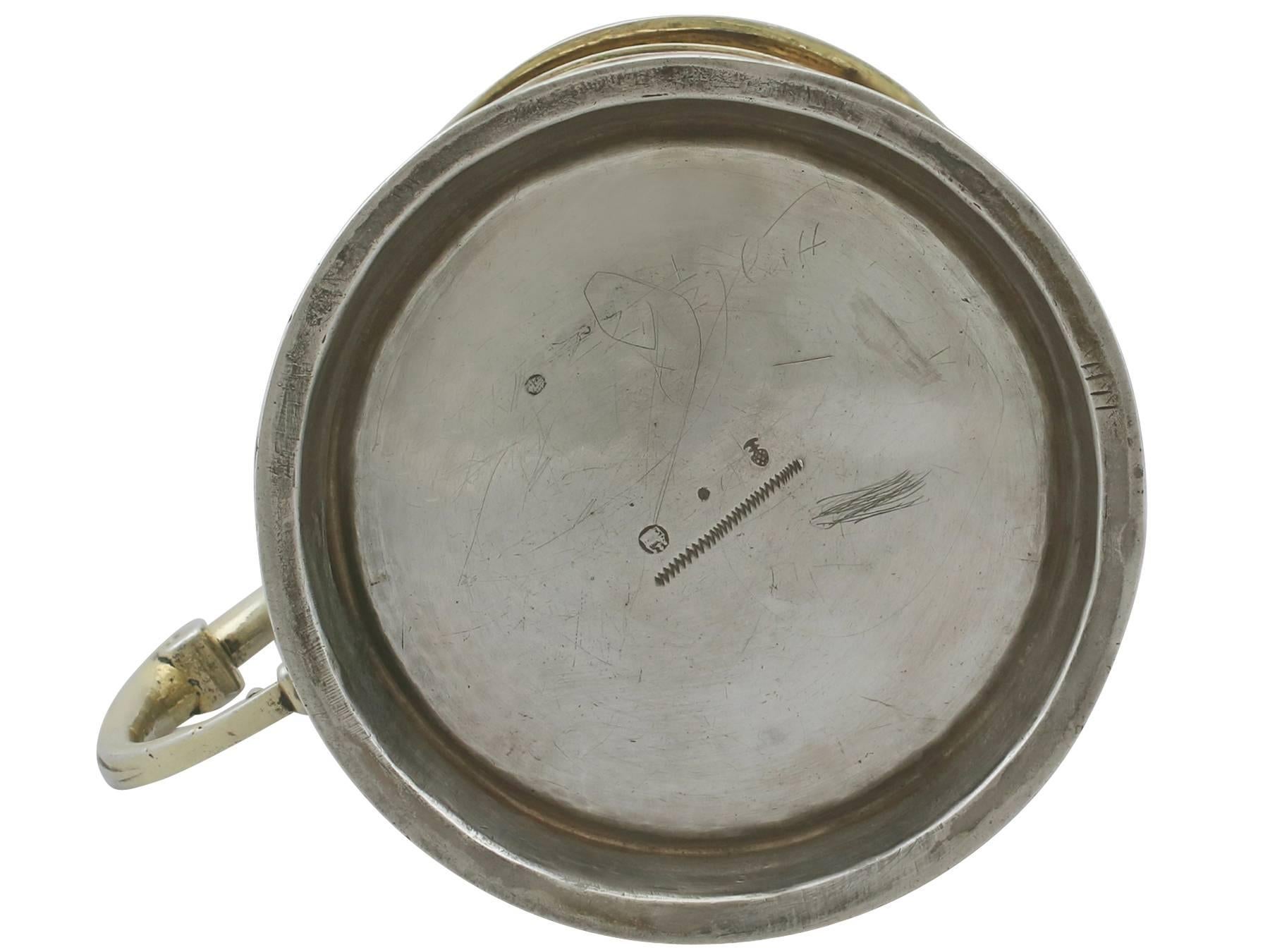 Antigua jarra de plata alemana David Eckrich en venta 2