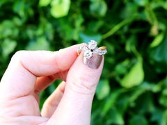 Antique 1.66 Carat Diamond and Yellow Gold Twist Engagement Ring