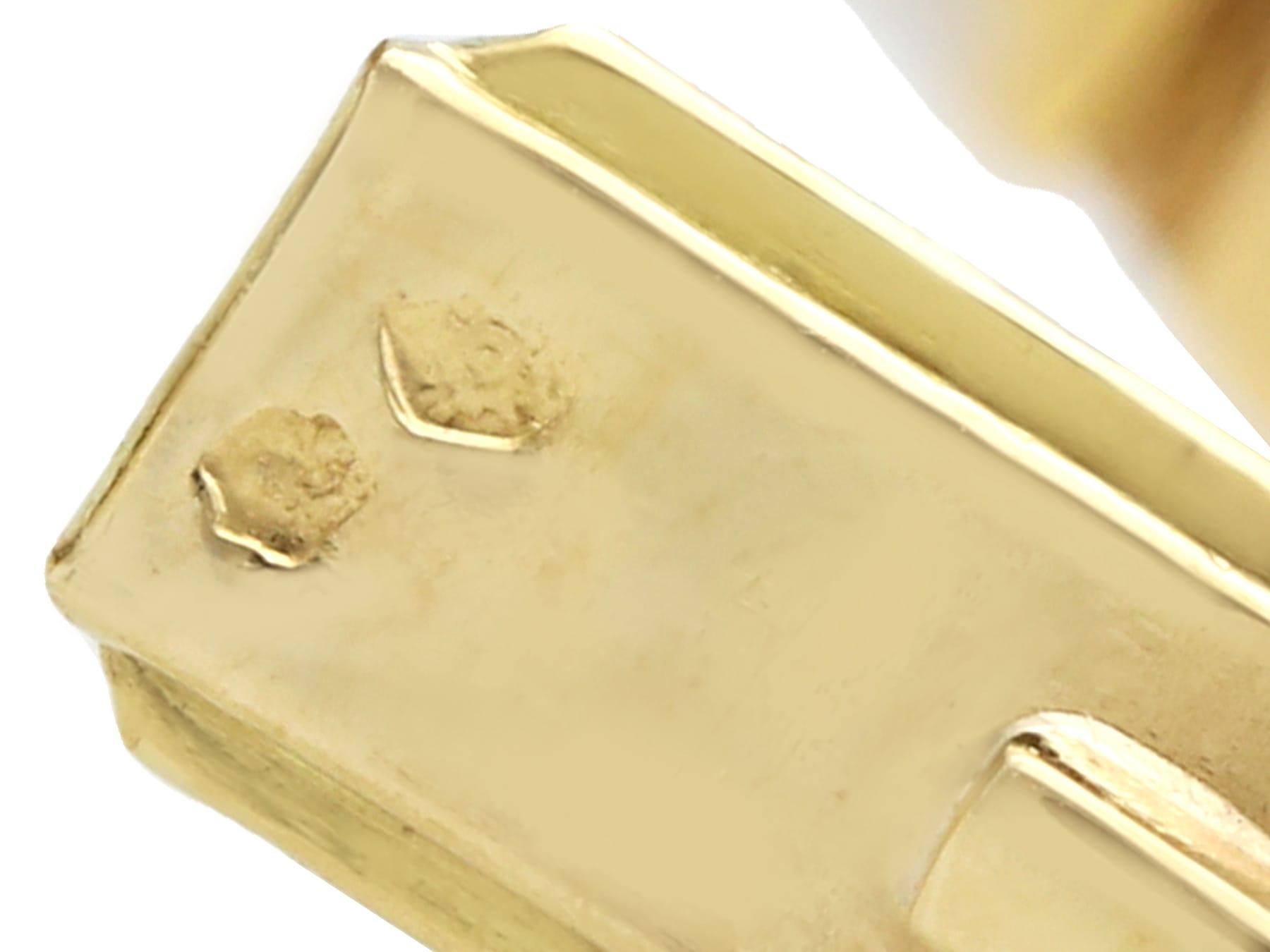 Antiker Art-Déco-Armreif aus 18 Karat Gelbgold mit 1,68 Karat Diamanten im Angebot 7
