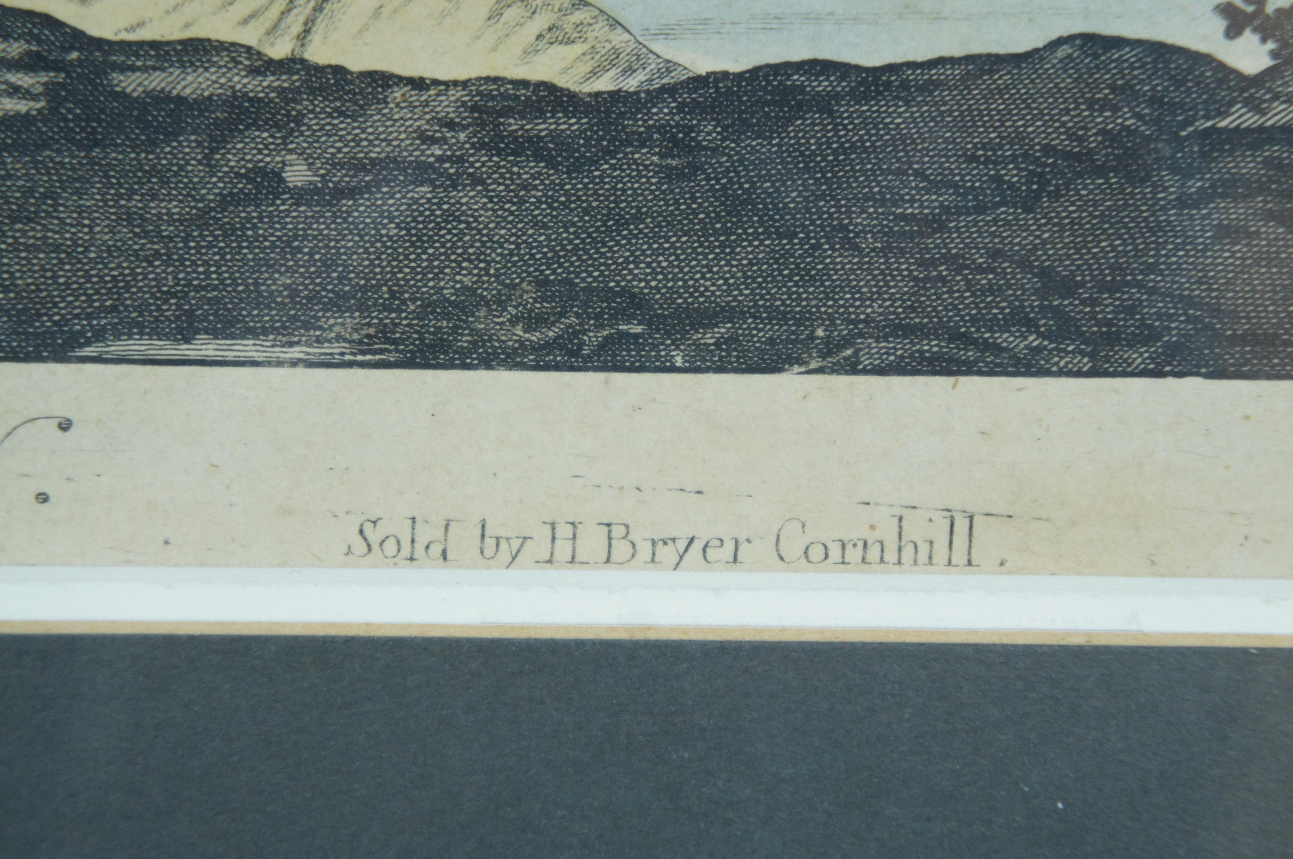 Antique 1693 John Slezer Prospect of Edinburg Dean Landscape Engraving  For Sale 3