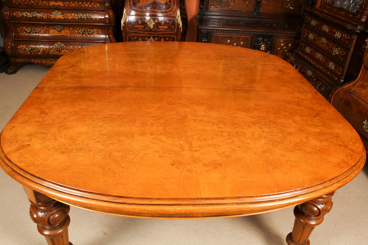 Antique 16ft Victorian Pollard Oak Extending Dining Table 19th Century 7