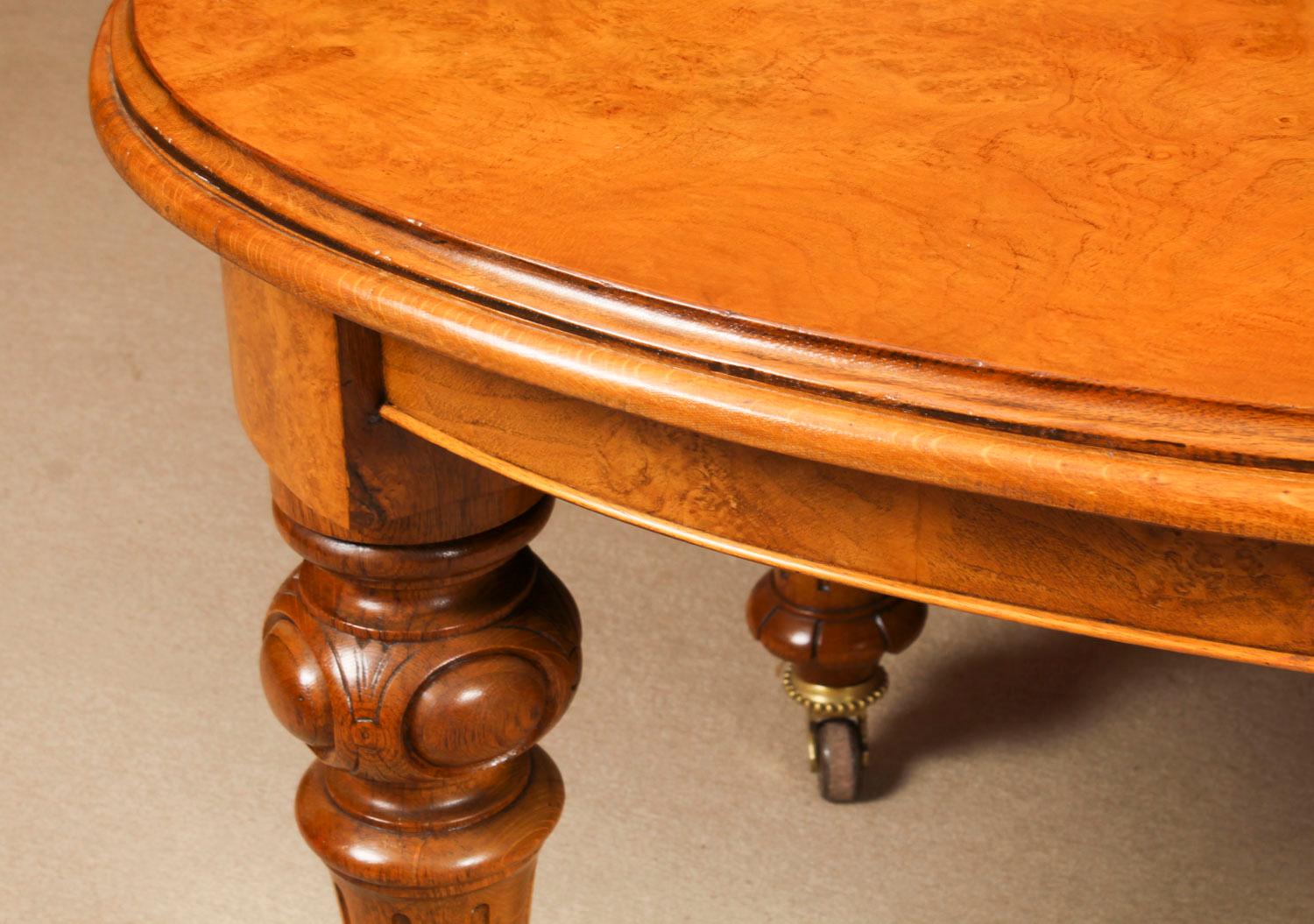 Antique 16ft Victorian Pollard Oak Extending Dining Table 19th Century 11