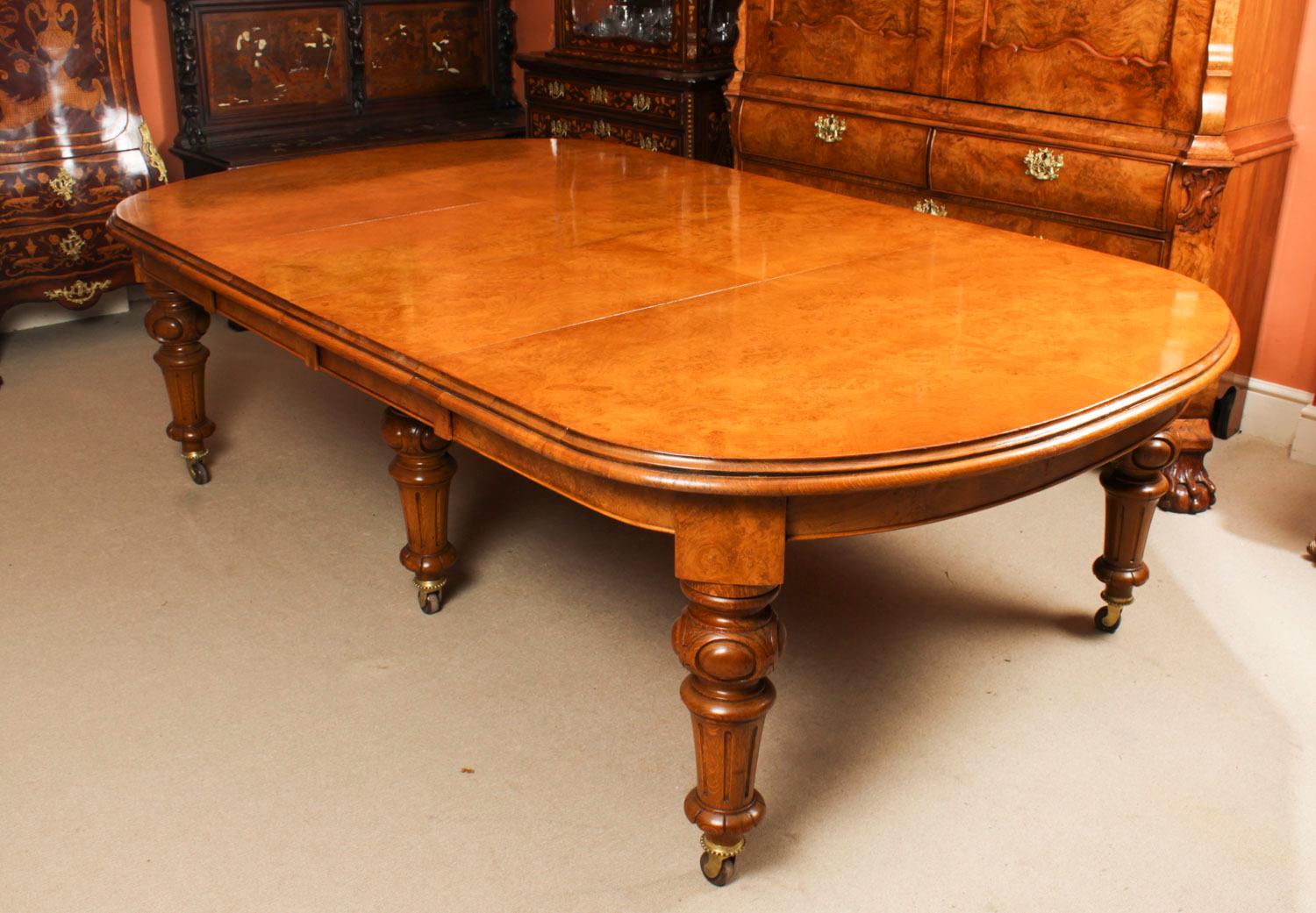 Antique 16ft Victorian Pollard Oak Extending Dining Table 19th Century In Good Condition In London, GB