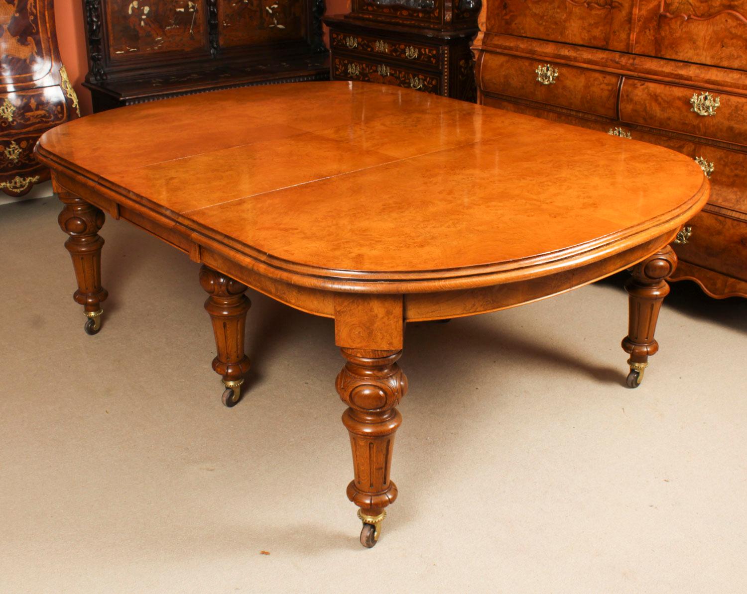 Late 19th Century Antique 16ft Victorian Pollard Oak Extending Dining Table 19th Century