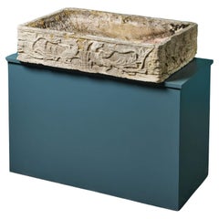 Antique 16th C. Carved Istrian Stone Trough