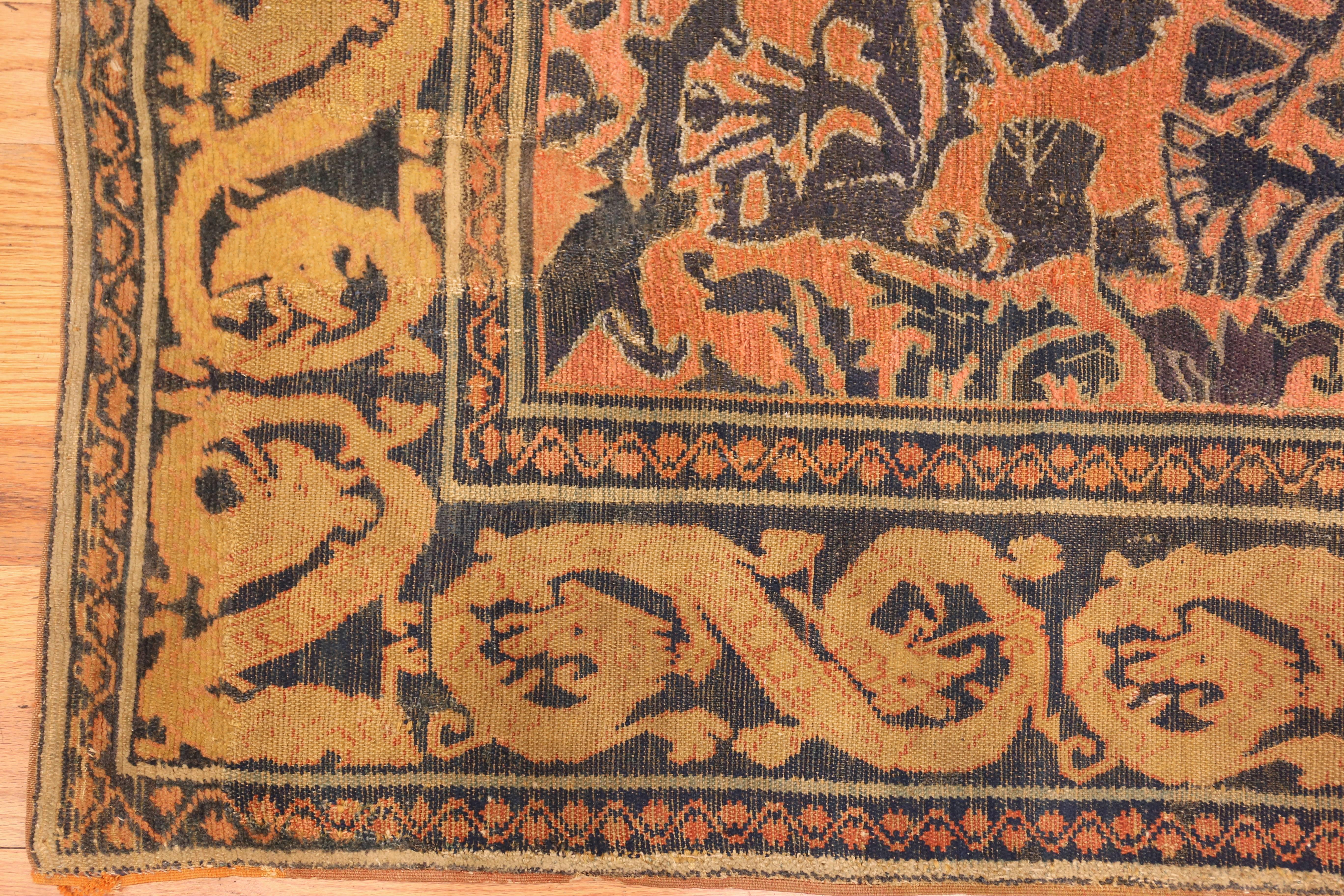 18th Century and Earlier Nazmiyal Antique 16th Century Alcaraz Oriental Rug. Size: 5 ft x 10 ft 2 in 