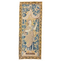 Antiguo Tapiz Flamenco del Siglo XVI 3'1" X 1'3"