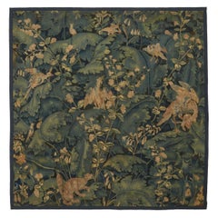 Antique 16th Century Flemish Verdure Feuilles de Choux Tapestry
