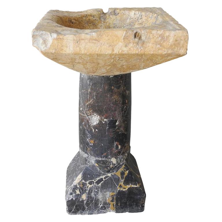 Antique 16th Century French Standing Stone Sink