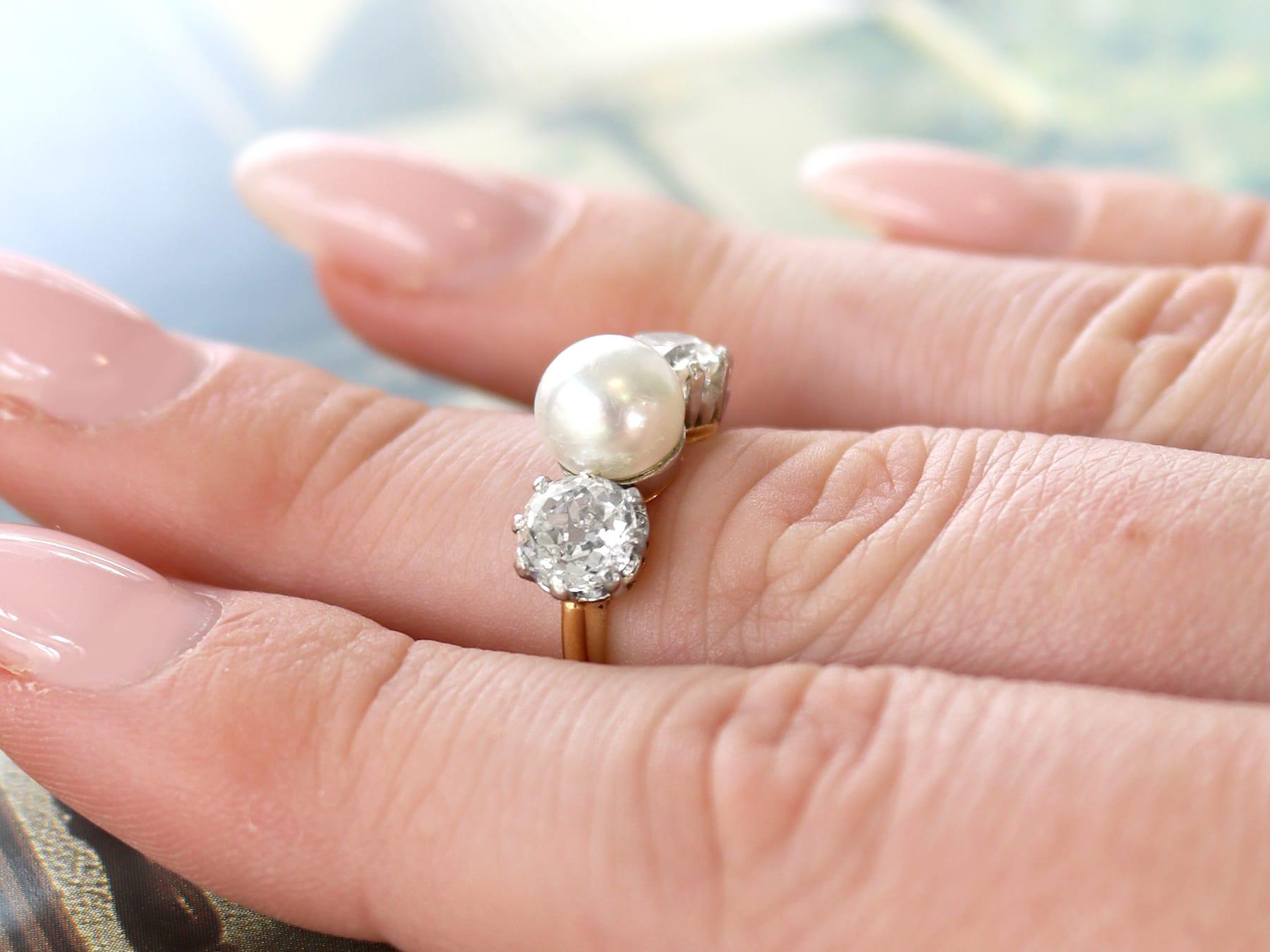 1/70th of a carat diamond ring