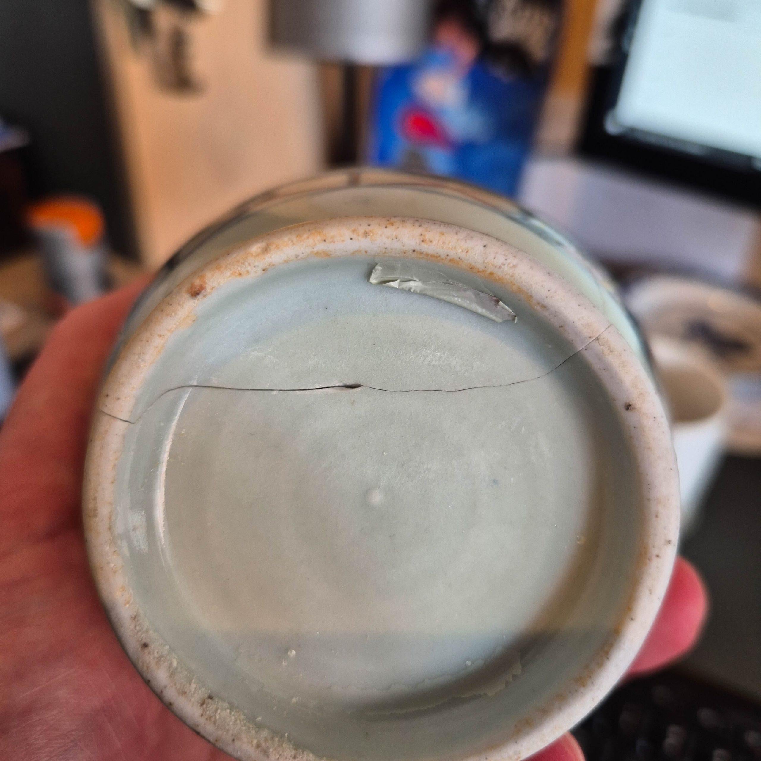 Ancienne 1700-1720 Porcelaine japonaise Imari Edo Garniture Vase Fleurs Shishi en vente 12