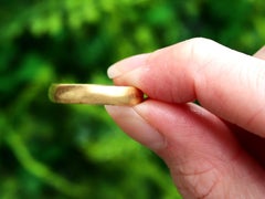Antique 1700s 22k Yellow Gold Wedding Band