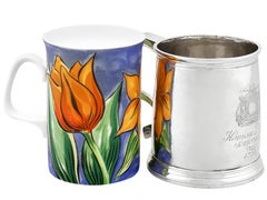 Antique 1718 Britannia Silver Mug with London Hallmarks