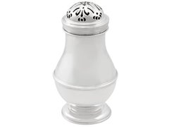 Shakers Georgiano Britannia Standard in Argento per Pepe