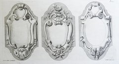 Antique 1728 James Gibbs Architectural Ornament Engravings - Set of 3