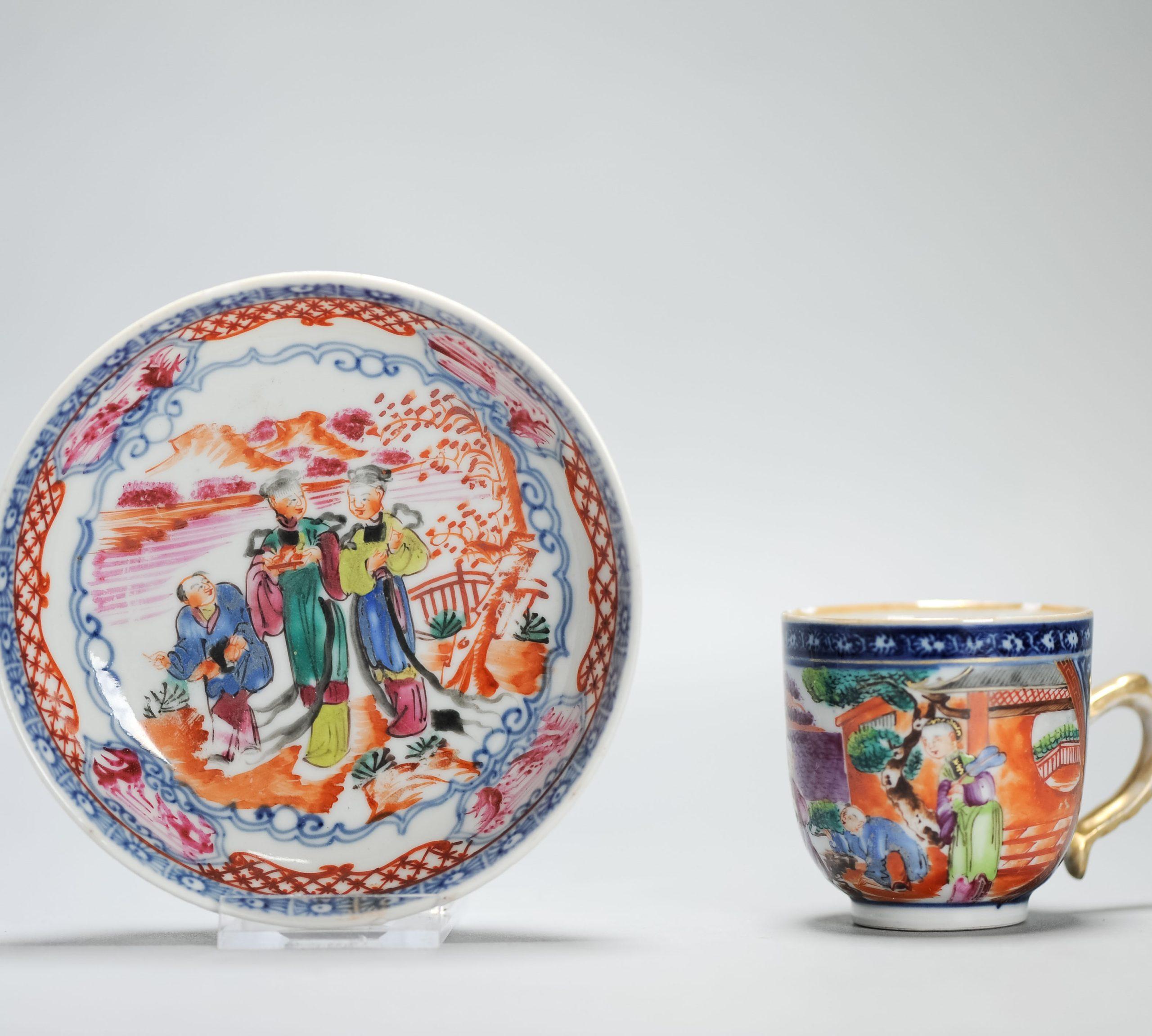 

Sharing with you this very nice example of 18th century Mandarin ware. Dating to around 1740-1750.
Absolutely top quality scene
Very richly decorated.

11-3-2025

Condition
Rimfritting and small chips. Size: 11.6cm
Period
18th century Qing (1661 -