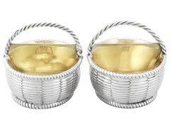 Antique 1788 Sterling Silver Salts