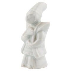 Antique 17th C Dehua Blanc de Chine Miniature Chinese Opera Theater figure