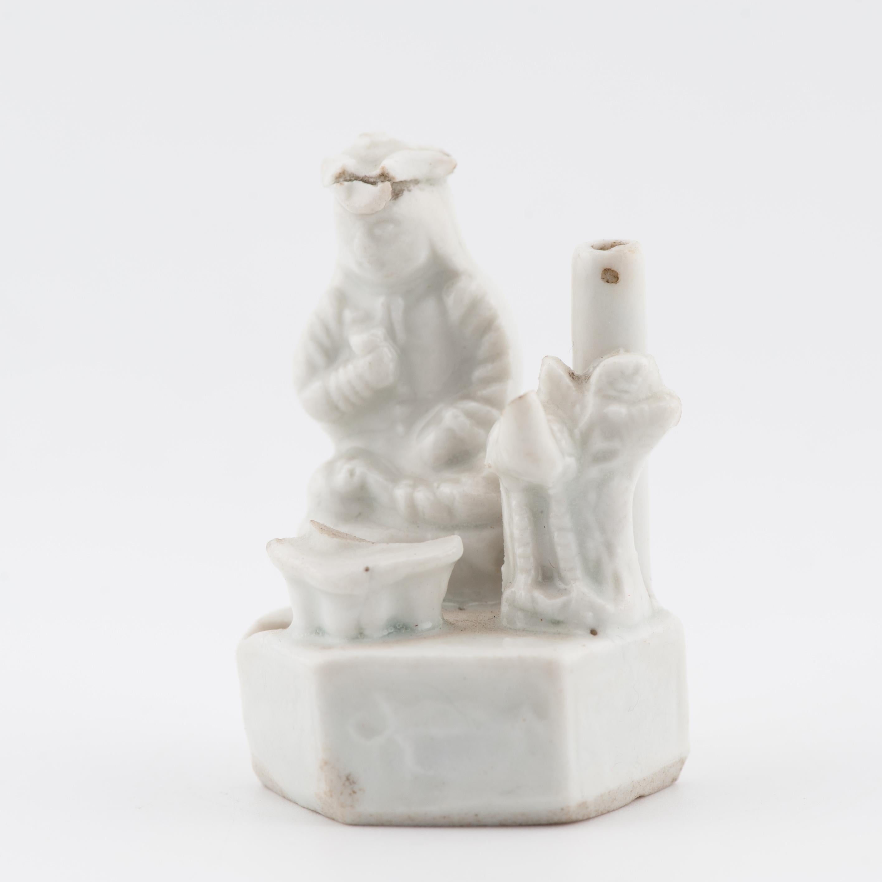 Antique 17th C Dehua Blanc de Chine Whistles European figure Dutchman For Sale 11