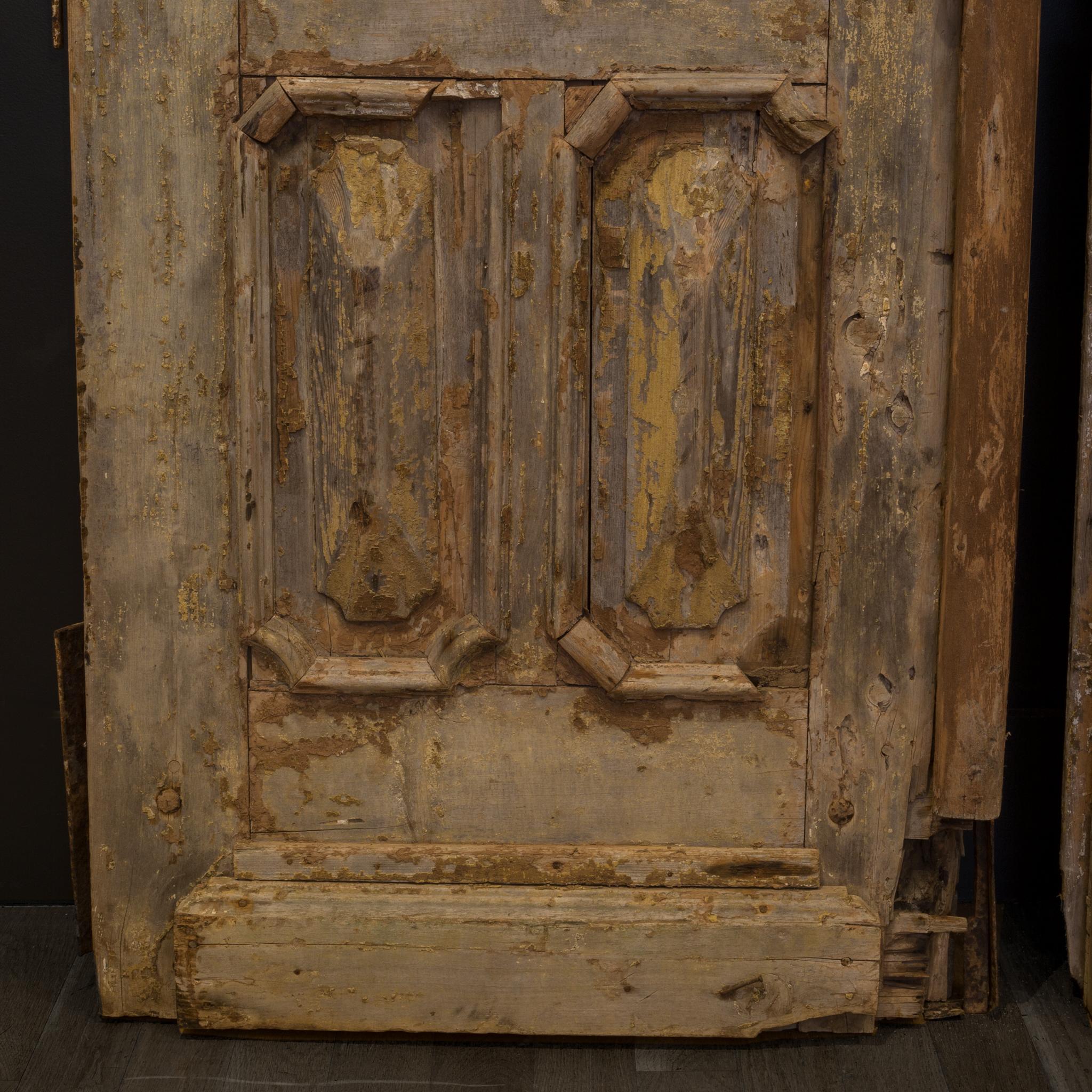 18th Century and Earlier Antique 17th Century Wood and Bronze Italian Doors, circa 1600s