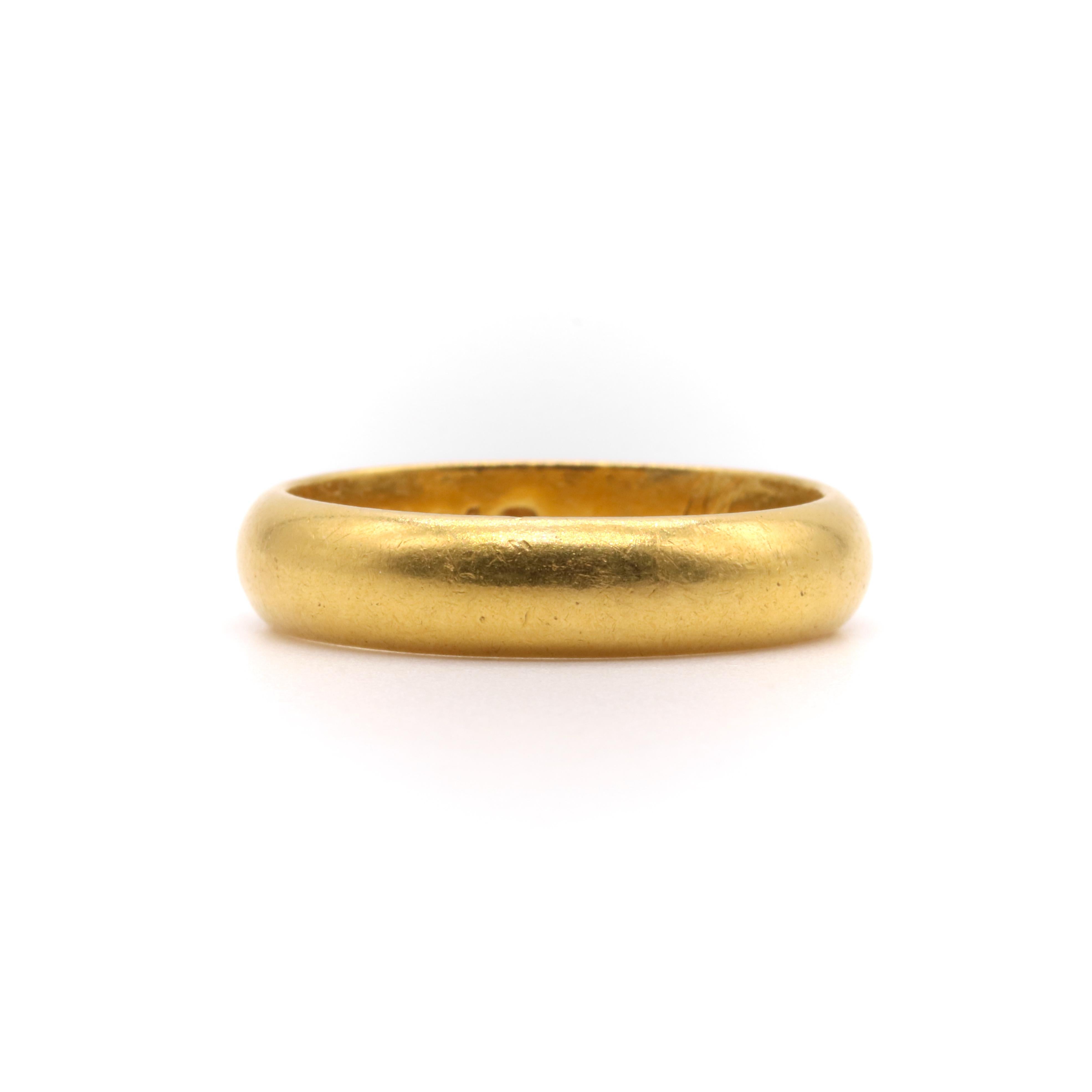 Antiker 22 Karat Gold Posy-Ring aus dem 17. Jahrhundert, My Vertuous Choice Makes Me Rejoyce im Angebot 1