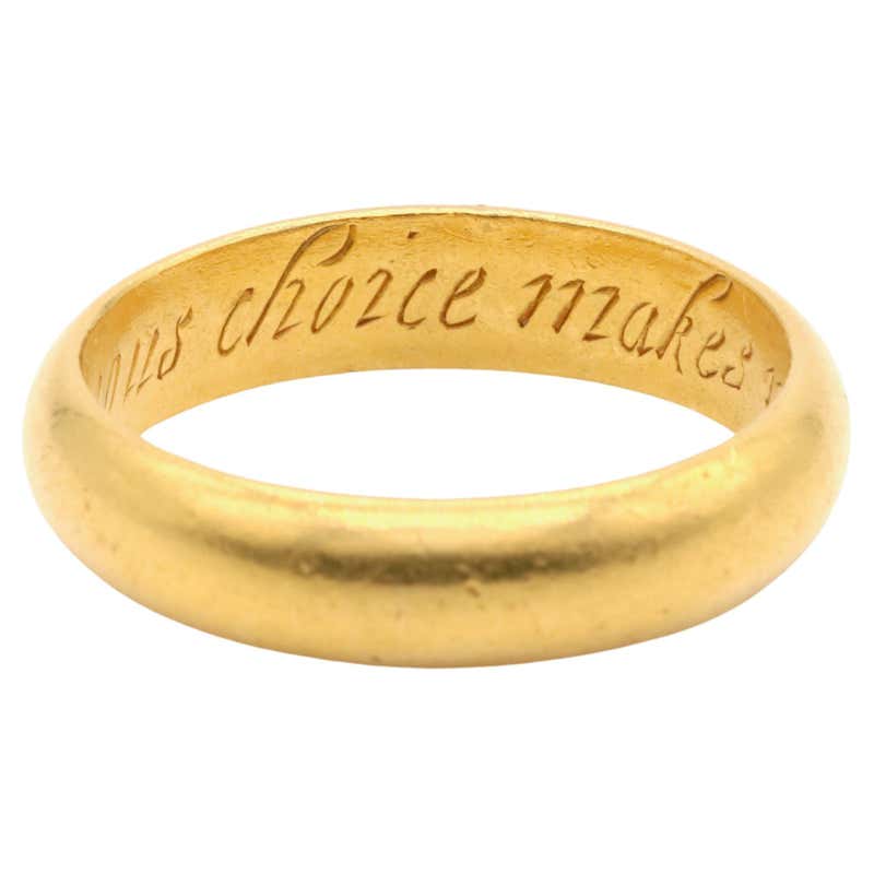 Posy Ring Antique 17th Century Gold Posy Ring at 1stDibs | antique posy ring ...