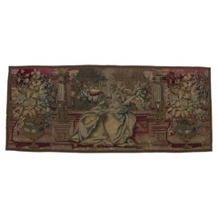 Antique 17th Century Brussels Tapestry 1'11" X 4'8"