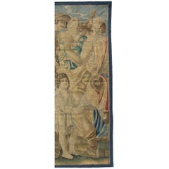 Antique 17th Century Brussels Tapestry 6'10" X 4'6"