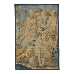 Antique 17th Century Brussels Tapestry 6'10" X 4'6"