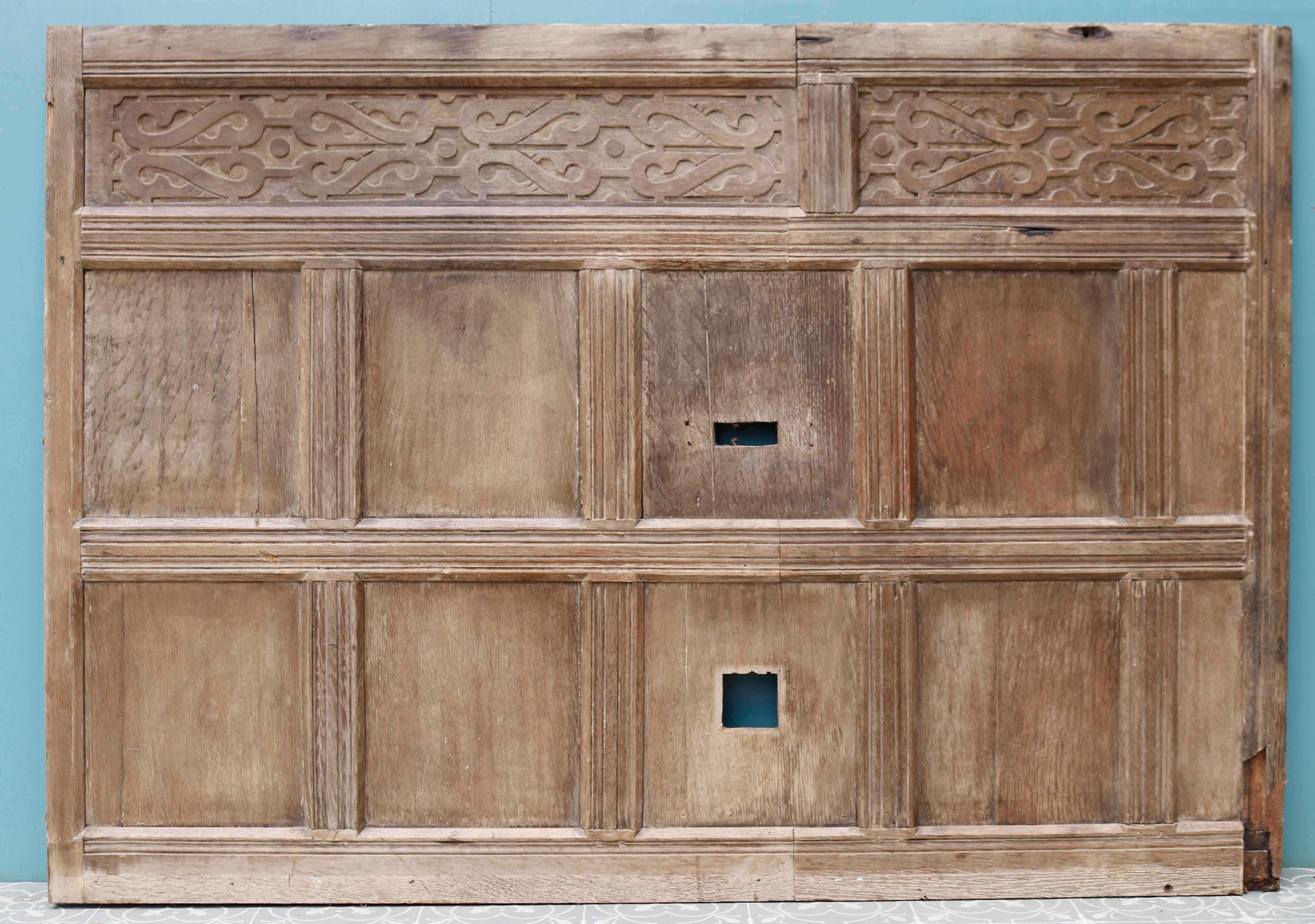 18th Century and Earlier Antique 17th Century English Oak Wall Panelling