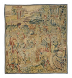 Antique 17th Century European Flemish Tapestry Narrative Pictorial - Rug & Kilim