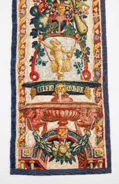 Antique 17th Century Flemish Brussels Tapestry Fragment Pair - Rug & Kilim