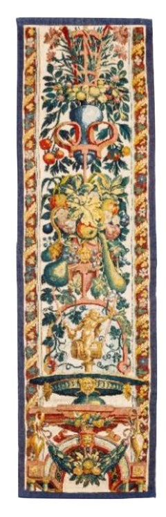 Antique 17th Century Flemish Brussels Tapestry Fragment Pair - Rug & Kilim