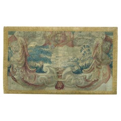 Antique 17th Century Flemish Tapestry 2' X 3 5"