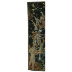 Antiguo Tapiz Flamenco del Siglo XVII 6'7" X 2'9"